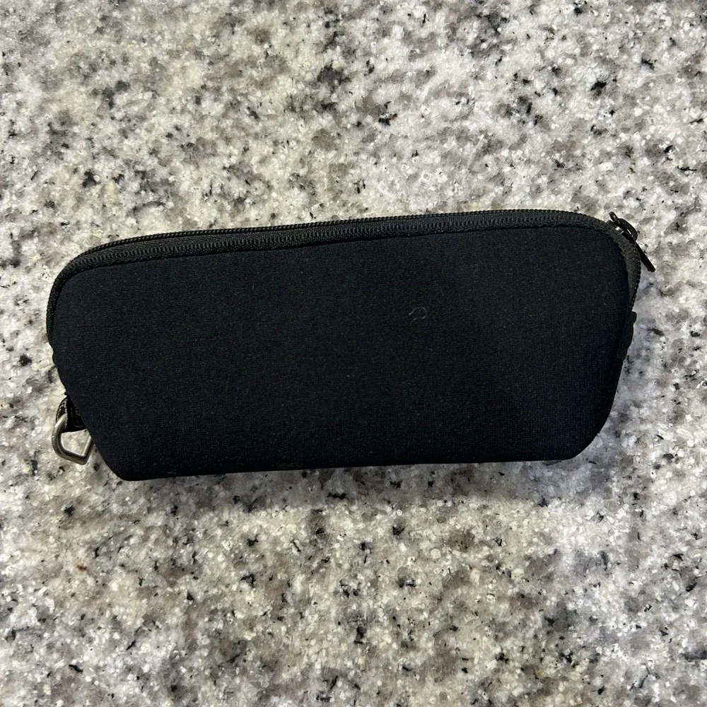 Vintage Stussy Eyegear Sunglasses Case Black Neoprene Zip Pouch (Case Only)